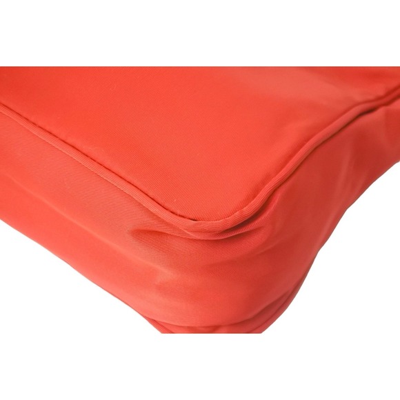 Prada Mini Handbag Hobo Triangle Logo Nylon Red - Picture 8 of 10